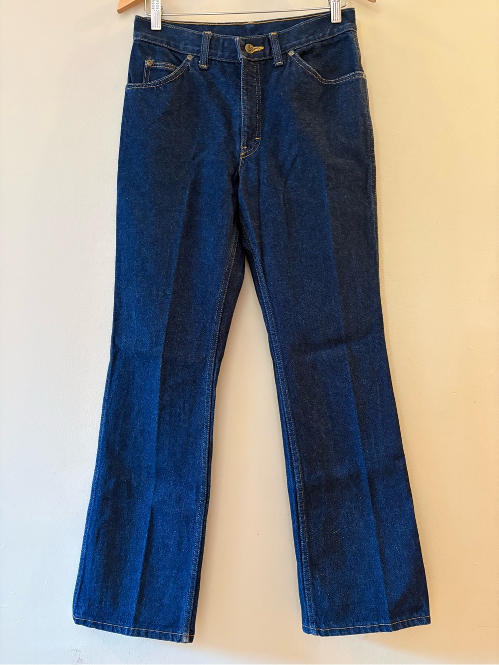 Vintage 90s Lee Rider Jeans, Made in Canada Dark 100% Cotton Sz 30 fit smaller.